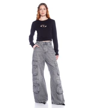 Sweatshirt with logo embroidery