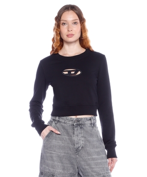 Sweatshirt with logo embroidery