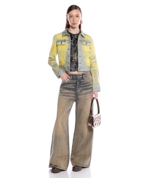 De-Slimmy-S qısadılmış denim pencək