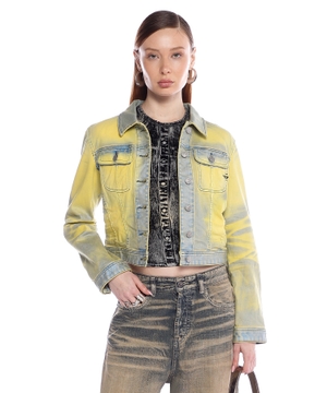 De-Slimmy-S qısadılmış denim pencək