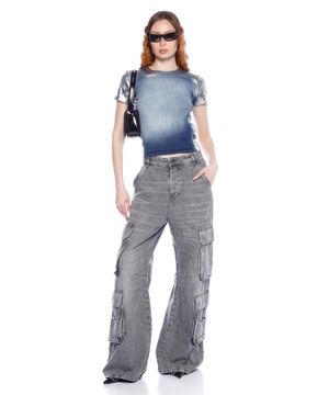 D-Sire-Cargo L.32 denim şalvar