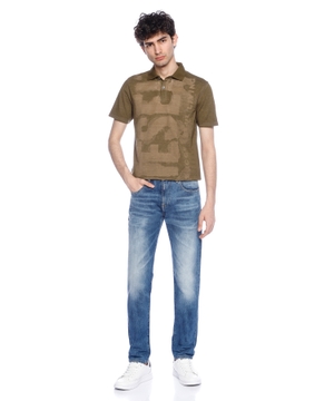 Loqo printli T-REJUST-NC polo