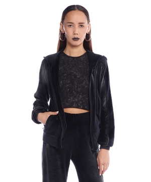 F-Ely-Q1 zipped hoodie