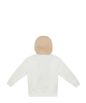 Jacket with hood and logo