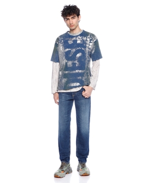 Düz biçimli 2023 D-FINITIVE denim şalvar