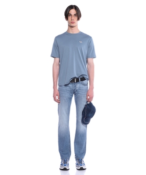 Oval D aplikasiyalı T-shirt