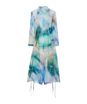 Silk Organza Shirtdress swimdress