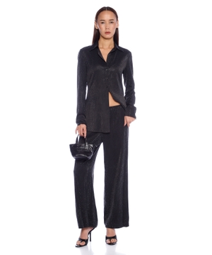 Crystal Hotfix Slim Relaxed-Fit Pants