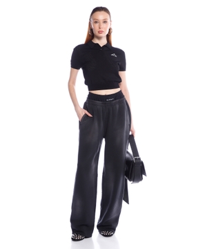 3D Logo Mesh Cropped Polo