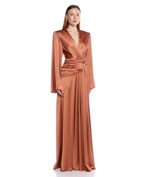 Silk maxi dress