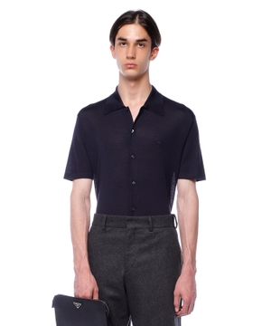 Logo-embroidered shirt