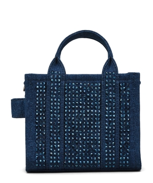 Джинсовая сумка The Tote Bag украшенная кристаллами