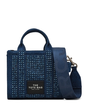 Джинсовая сумка The Tote Bag украшенная кристаллами