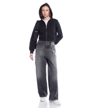 Charm cropped hoodie