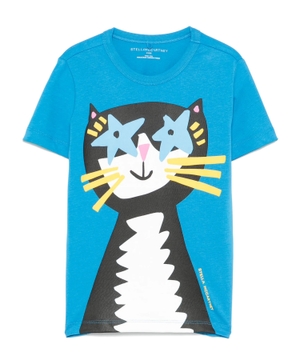 Printli pambıq T-shirt