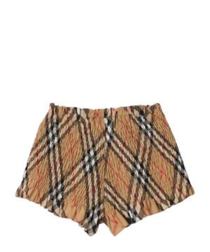 Check cotton shorts