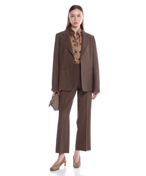 Wool and mohair blazer