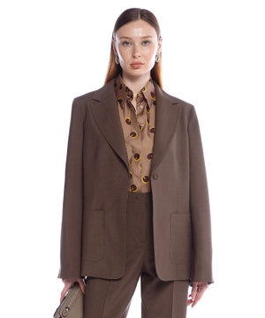 Wool and mohair blazer