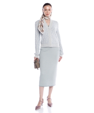 FF wool and silk skirt