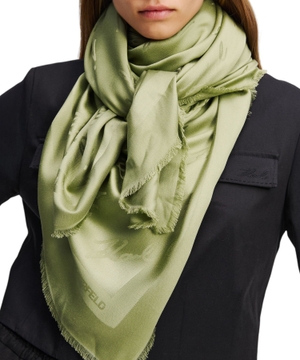 K/Signature jacquard scarf
