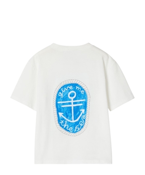 Printli pambıq T-shirt
