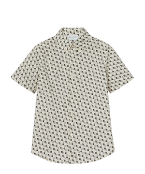 Printed cotton shirt