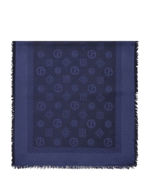 Monogram jacquard stole