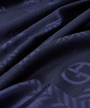Monogram jacquard stole