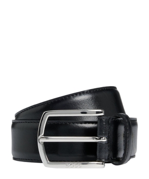 Belt with branded buckle