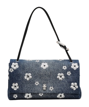 Payetli denim Daisy çanta
