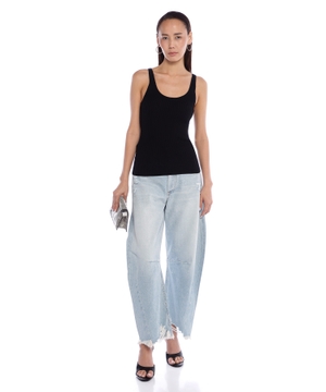 Yivli qolsuz Top