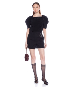 Gabardine shorts