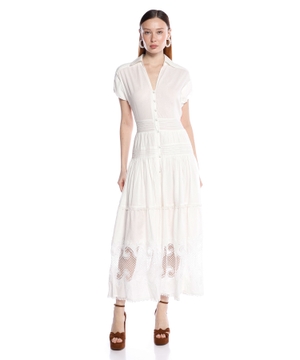Embroidered maxi dress