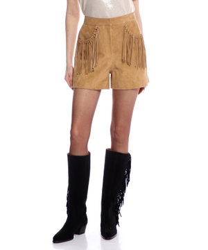 Fringed shorts