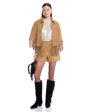 Fringed shorts