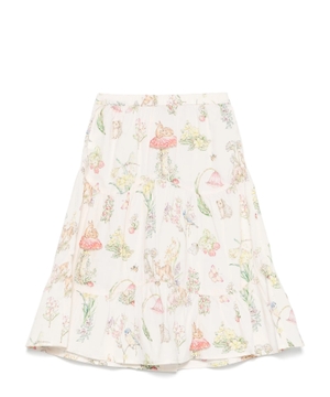 Printed maxi skirt