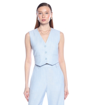 Cropped vest