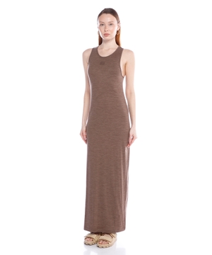 Anagram tank dress in stretch wool