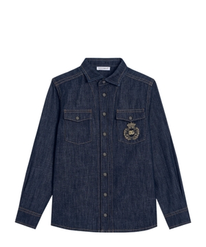 Denim shirt with DG logo