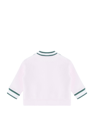 ASV Double-jersey zip-up sweatshirt with logo band