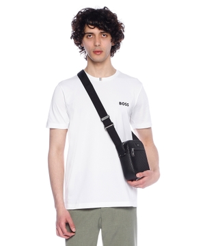 Active T-shirt in moisture-wicking piqué