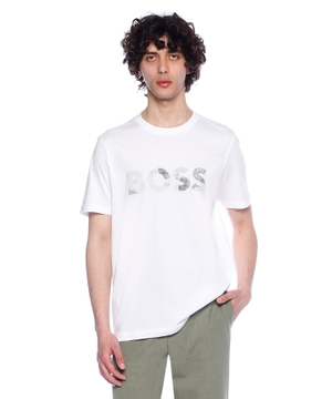 Loqo ilə pambıq cersidən hazırlanmış T-shirt