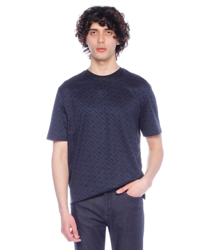 Monoqram printli t-shirt