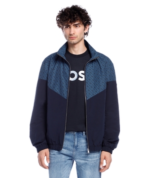 Jacket with monogram pattern