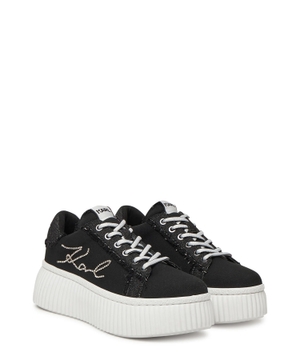 Karl Signature Kreeper denim idman ayaqqabı