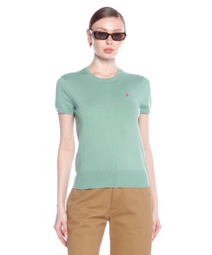 Polo Pony naxışlı qısaqol cemper