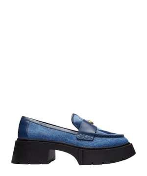 Leah platform loafer with quilting