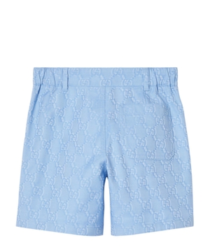 Cotton Shorts with GG Shadow