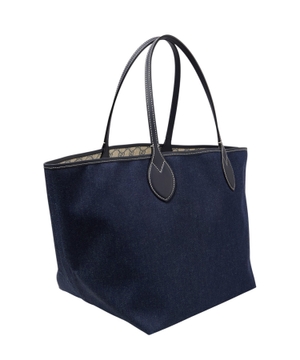 Totissima Large logo denim shopper