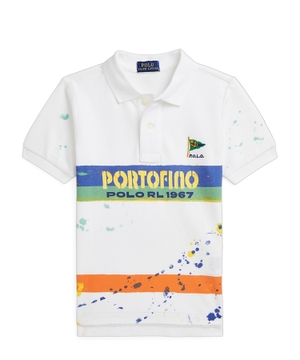 Printli pambıq polo
